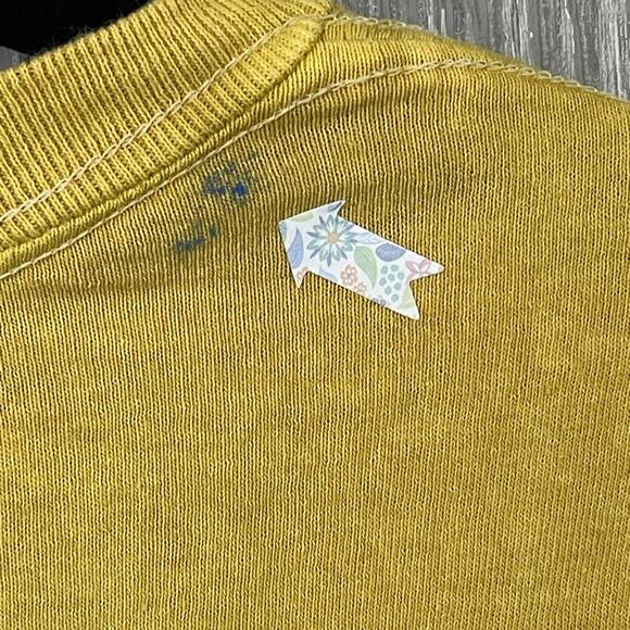NIRVANA Rock Band T-Shirt in Yellow Size L NWOT (Minor Flaw) - Picture 6 of 6